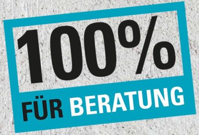 100% für Beratung