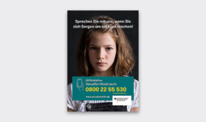 Plakat der Unabhängige Beauftragte für Fragen des sexuellen Kindesmissbrauchs (UBSKM)